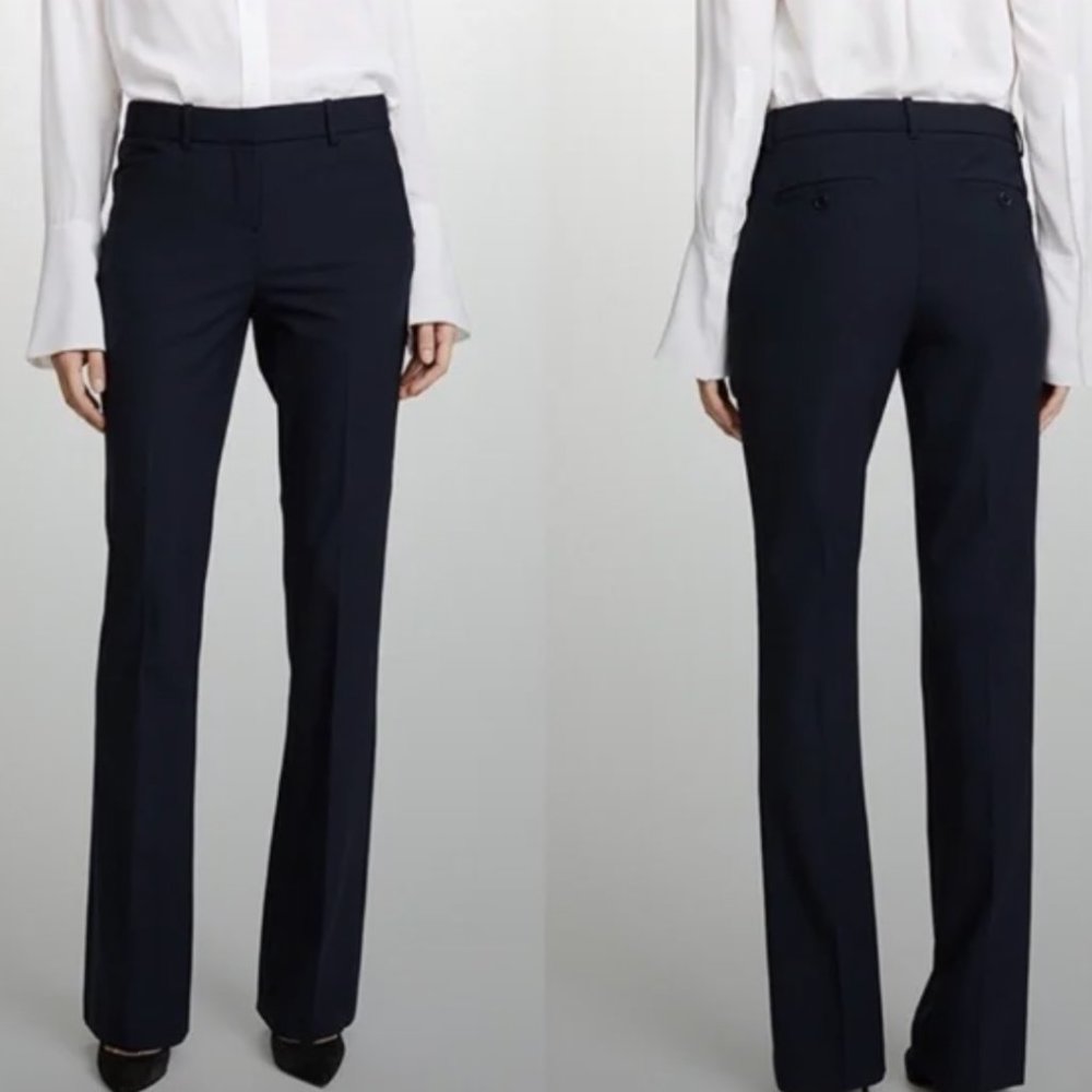 Theory Max C Navy Work Trousers Size 4